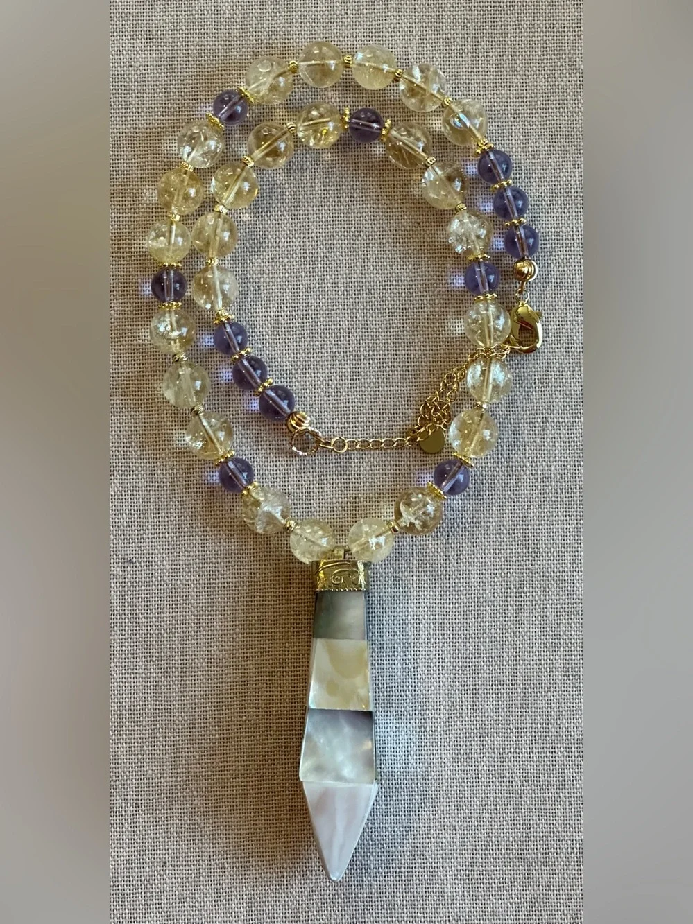 Handmade light purple